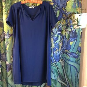 Blue dress with pockets